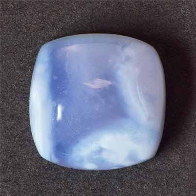 Natural 12.2x12.2x5.8mm Cabochon Cushion Blue Lace Agate