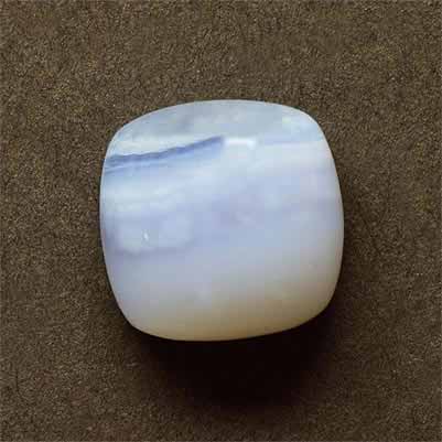 Natural 14x14x6.7mm Cabochon Cushion Blue Lace Agate