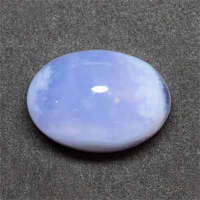 Natural 14x10x6.6mm Cabochon Oval Blue Lace Agate