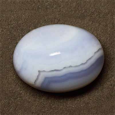 Natural 16x12x7.6mm Cabochon Oval Blue Lace Agate