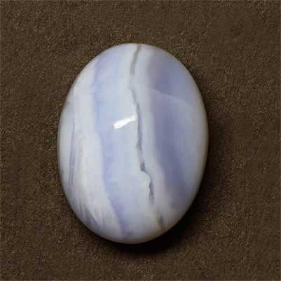 Natural 16x12x7.5mm Cabochon Oval Blue Lace Agate