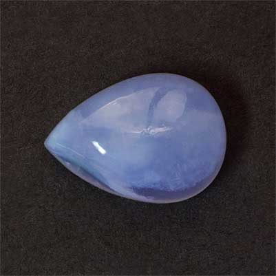 Natural 14x10.2x6.10mm Cabochon Pear Blue Lace Agate