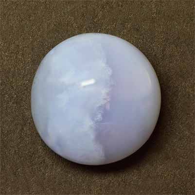 Natural 16x16x7.6mm Cabochon Round Blue Lace Agate
