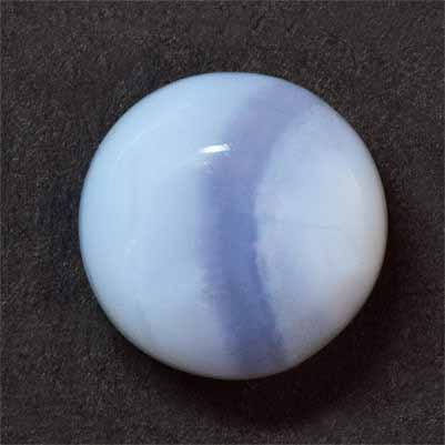 Natural 10x10x4.8mm Cabochon Round Blue Lace Agate