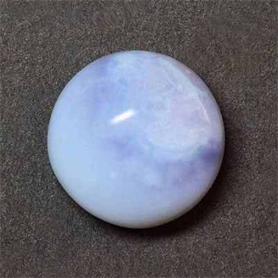 Natural 14x14x6.7mm Cabochon Round Blue Lace Agate