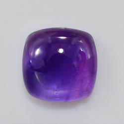 Natural 12x12x5.5mm Cabochon Cushion African Amethyst