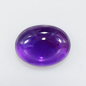 Natural 16x12x6.2mm Cabochon Oval African Amethyst