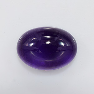 Natural 18x13x8mm Cabochon Oval African Amethyst