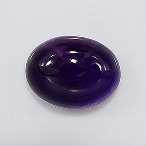 Natural 20x15x8.7mm Cabochon Oval African Amethyst