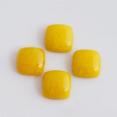Natural 10x10x4.8mm Cabochon Cushion Aventurine