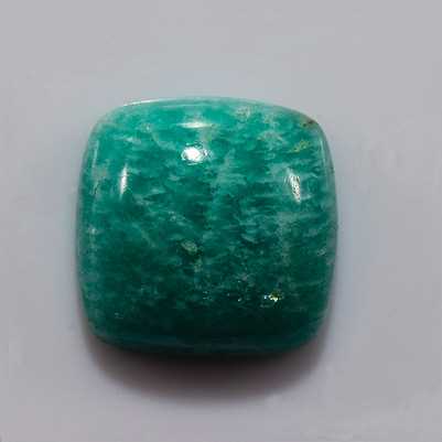 Natural 16x16x7mm Cabochon Cushion Amazonite