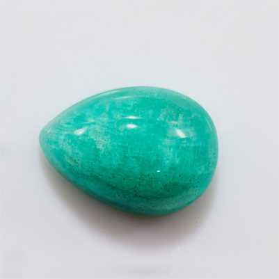 Natural 13.80x10.10x6.5mm Cabochon Pear Amazonite