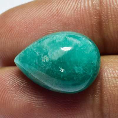 Natural 17.90x12.90x8mm Cabochon Pear Amazonite