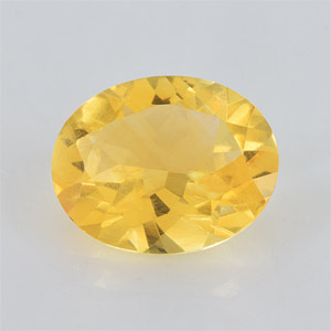Natural 10x8x4.70mm Faceted Oval Citrine