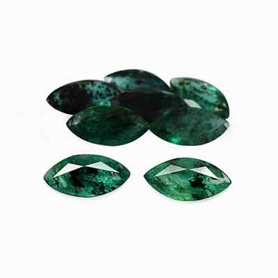 Natural 8x4x2.2mm Faceted Marquise Brazilian Emerald