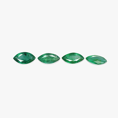 Natural 6.5x3.5x2.3mm Faceted Marquise Brazilian Emerald