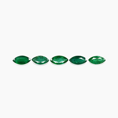 Natural 7x3.5x2.4mm Faceted Marquise Brazilian Emerald