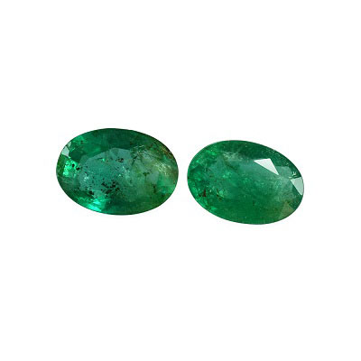 Natural 7x5x2.9mm Faceted Oval Brazilian Emerald