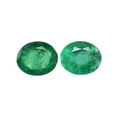 Natural 5.8x4.7x2.9mm Faceted Oval Brazilian Emerald