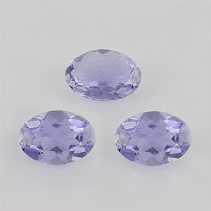 Natural 7x5x2.9mm Faceted Oval Iolite