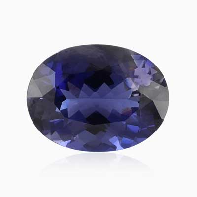 Natural 11.3x15x8mm Faceted Oval Iolite