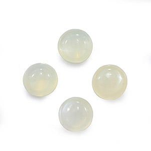 Natural 8x8x4.8mm Cabochon Round Moonstones