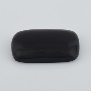 Natural 24.95x14.65x6.6mm Cabochon Cushion Onyx