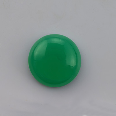 Natural 20x20x7.4mm Cabochon Round Onyx