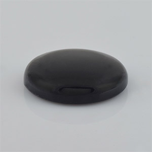 Natural 25x25x7.10mm Cabochon Round Onyx