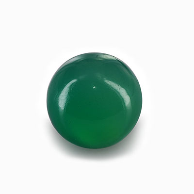 Natural 12.2x12.2mm Cabochon Round Onyx