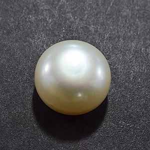 Natural 6x6x3.6mm Cabochon Round Pearl