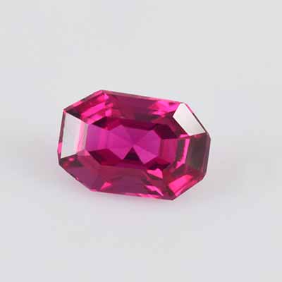 Natural 5.9x4x2.9mm Faceted Fancy Rubellite Tourmaline