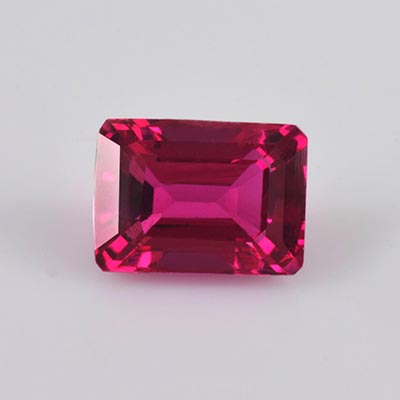 Natural 7x5x4.2mm Faceted Octagon Rubellite Tourmaline
