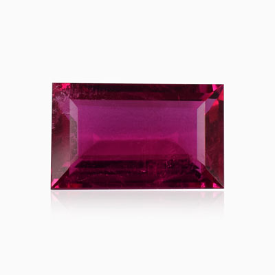 Natural 13.60x8.50x4.60mm Faceted Octagon Rubellite Tourmaline