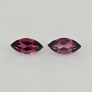 Natural 8x4x2.9mm Faceted Marquise Rhodolite Garnet