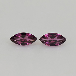 Natural 8x4x2.7mm Faceted Marquise Rhodolite Garnet