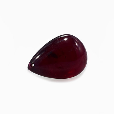 Natural 12.9x9.2x9.2mm Cabochon Drop Ruby