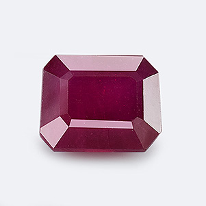 Natural 10x8.3x6.5mm Faceted Octagon Ruby