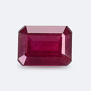 Natural 8.2x6.10x4.8mm Faceted Octagon Ruby