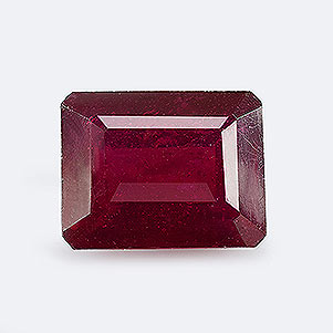 Natural 9.10x7.2x5.10mm Faceted Octagon Ruby