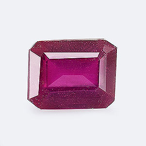 Natural 9x7.10x5.5mm Faceted Octagon Ruby