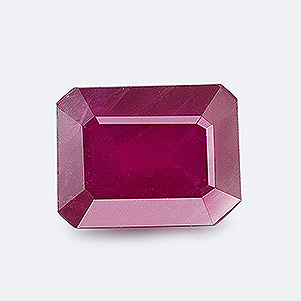 Natural 8x6.2x4.9mm Faceted Octagon Ruby