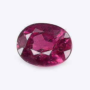 Natural 8.10x6.30x4.8mm Faceted Oval Ruby