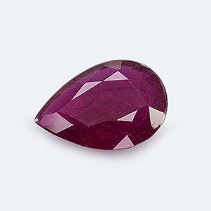 Natural 14.10x10.2x4.3mm Faceted Pear Ruby