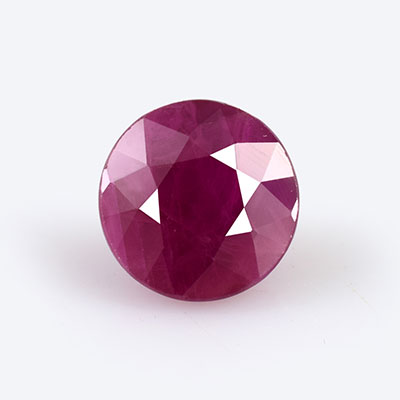 Natural 6x6x4.10mm Faceted Round Ruby