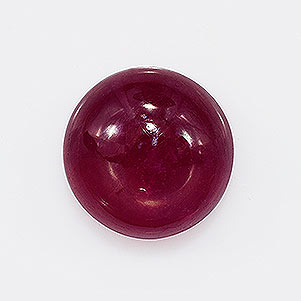 Natural 10x10x5.5mm Cabochon Round Ruby
