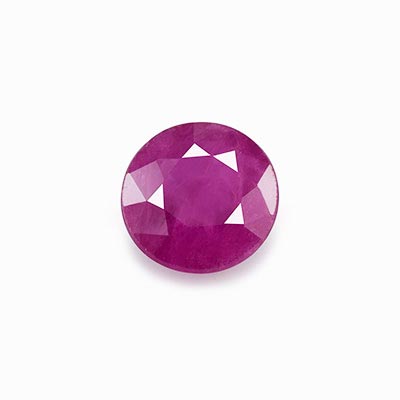 Natural 5.4x5.4x2.8mm Faceted Round Ruby