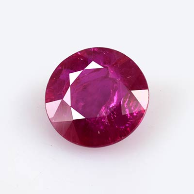 Natural 5.8x5.8x2.5mm Faceted Round Ruby