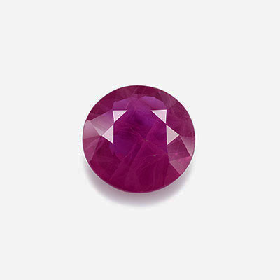 Natural 5.8x5.8x2.5mm Faceted Round Ruby