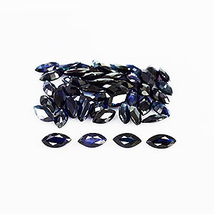 Natural 5x2.5x1.70mm Faceted Marquise Sapphire